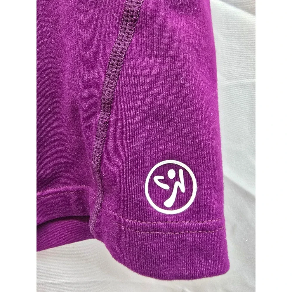 Zumba Wear‎ Purple Athletic Shorts Women's Size Small Workout Fitness